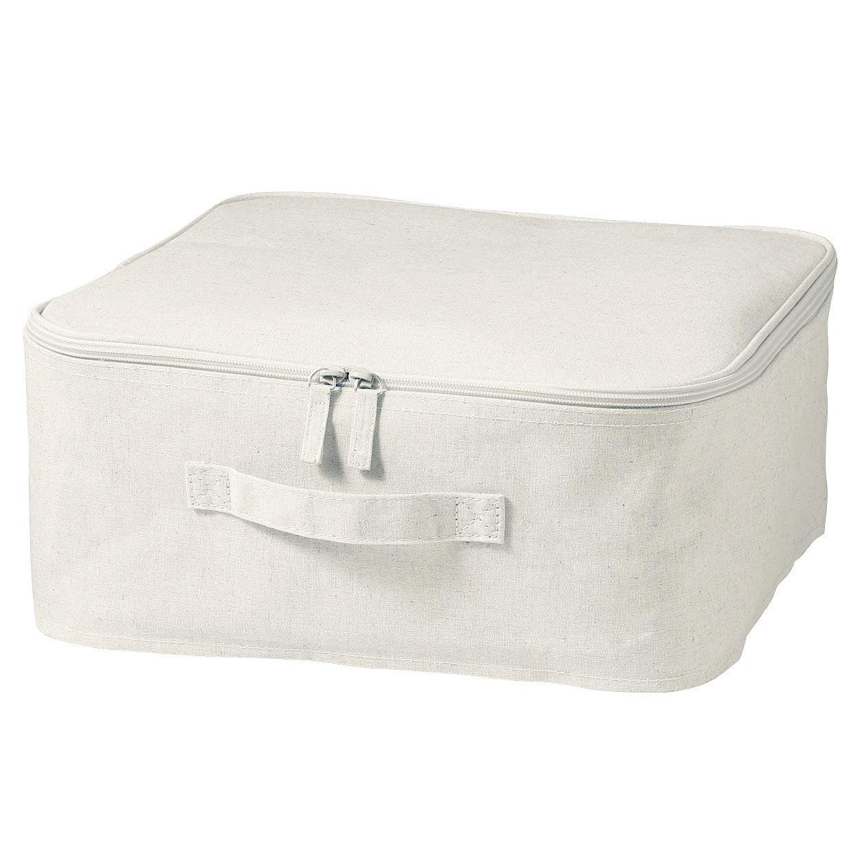 Amazon｜無印良品 ポリエステル綿麻混・ソフトボックス・角型・小